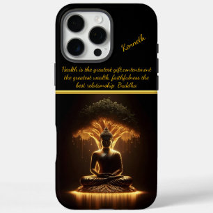 Buddha shines beneath sacred tree iPhone 16 pro max case