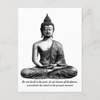 Buddha Shirt personalized quote gift for her Postcard