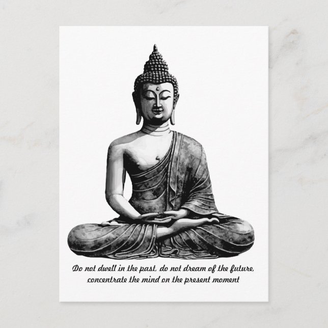Buddha Shirt personalized quote gift for her Postcard (Front)