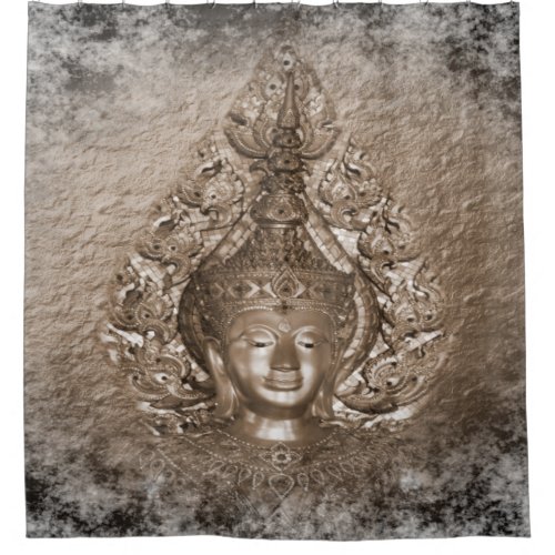 buddha shower curtain