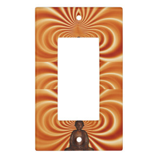 Buddha single rocker light switch cover