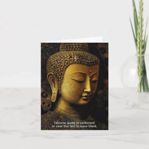 Buddha Spiritual Meditation Card