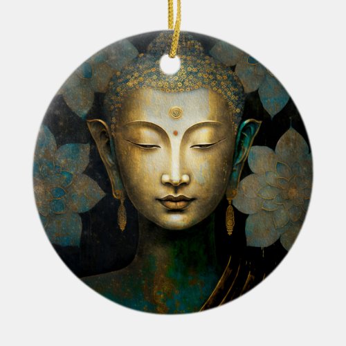 Buddha Spiritual Meditation Ceramic Ornament