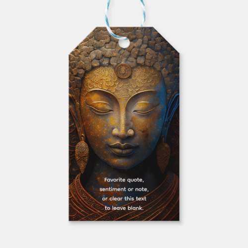 Buddha Spiritual Meditation Gift Tags