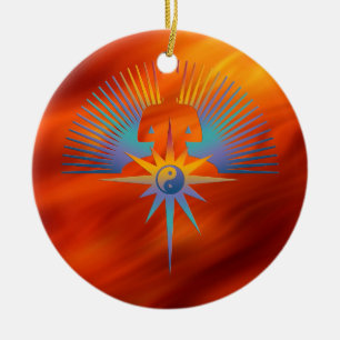 Buddha Star 3D Ceramic Ornament