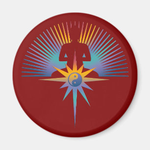 Buddha Star 3D Magnet