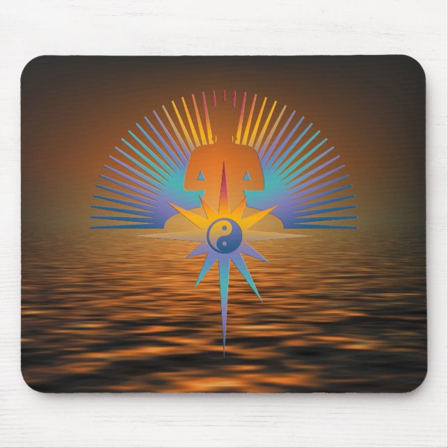 Buddha Star 3D Mouse Pad (Front)