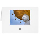 Buddha Statue in Blue Sky, Umbrella Bells (Back Horizontal)