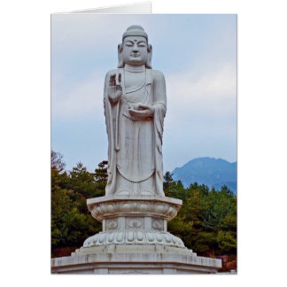 Buddha statue in South Korea, Asia Cards