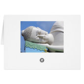 Buddha Statue Resting Sleeping Happy Peace (Back Horizontal)