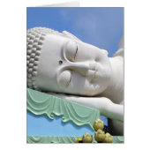 Buddha Statue Resting Sleeping Happy Peace (Front)