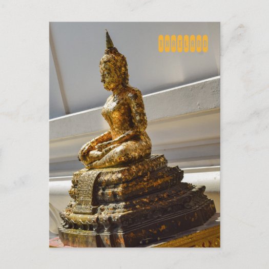 Buddha Statue with Gold Leaf Gilding