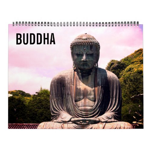 buddha statues 2024 large calendar