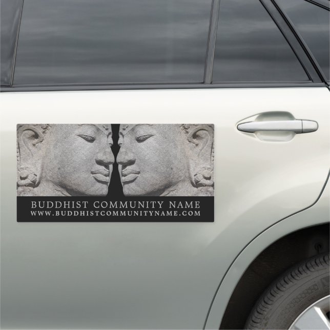 Buddha Statues, Buddhism, Buddhist Car Magnet (In Situ)