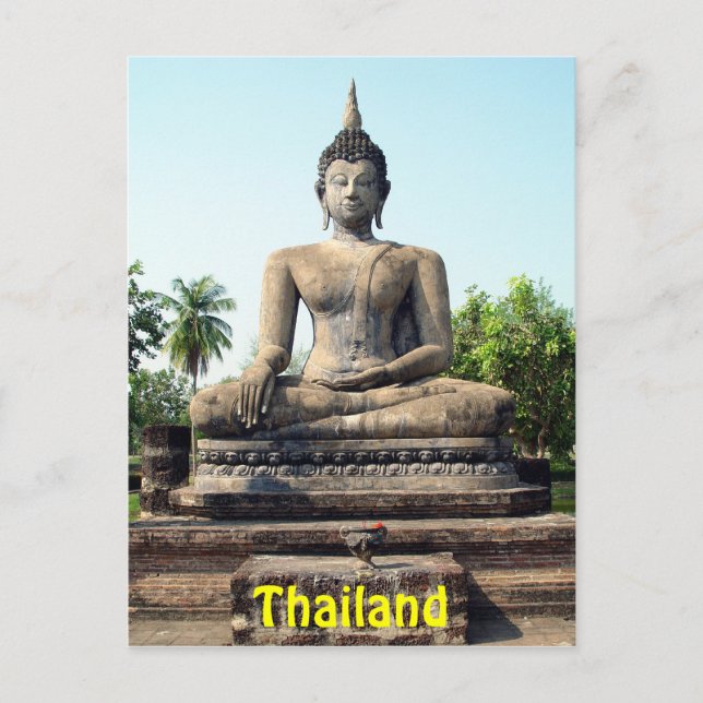 Buddha Sukhothai Thailand Postcard (Front)