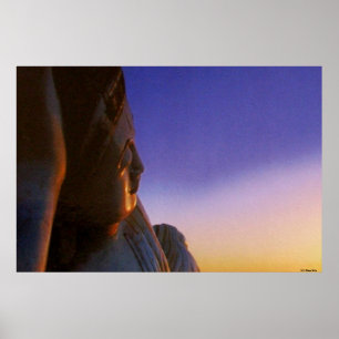 Buddha Sun Rising In The East Poster