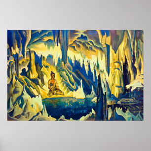Buddha, the Conqueror by Nicholas Roerich Poster