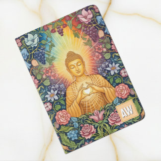 Buddha, The Heart of Light  Passport, Monogram  Passport Holder