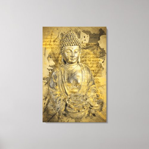 Buddha The Noble Truths Canvas Print