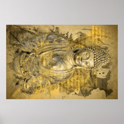 Buddha The Noble Truths Poster