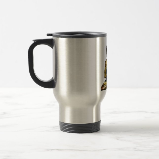 Buddha Thermal Tumbler Travel Mug (Left)