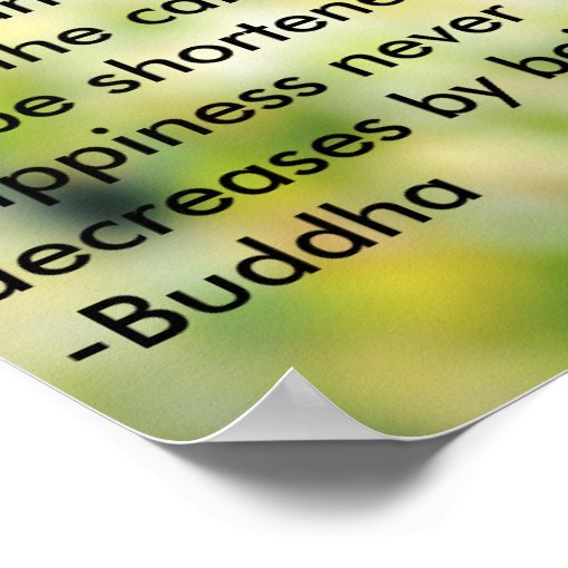 Buddha "Thousands of candles" Poster Zazzle