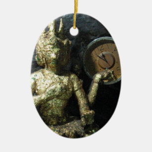 Buddha Time ... Thailand Ceramic Ornament
