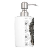 Buddha Toothbrush Holder and Soap Dispenser Set (Right)