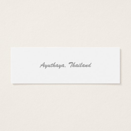 Buddha Tree Bookmark (Back)