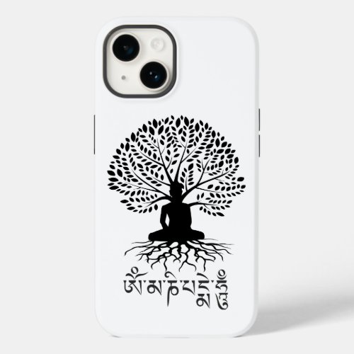 Buddha Tree of Life Om Mani Padme Hum Mantra Case_Mate iPhone 14 Case