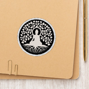 Buddha Tree of Life Spiritual Art Patch