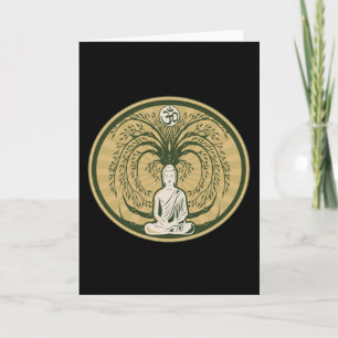 Buddha Under the Bodhi Tree Card