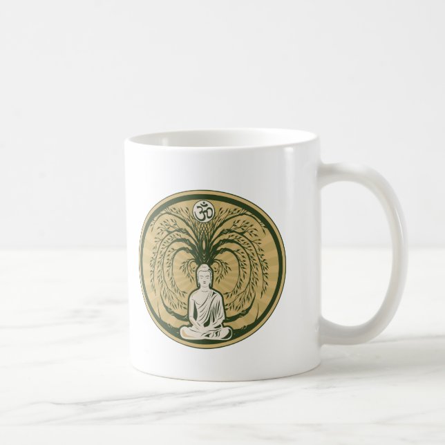Buddha Under the Bodhi Tree Coffee Mug (Right)