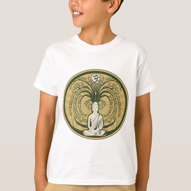 Buddha Under the Bodhi Tree T-Shirt (Front)