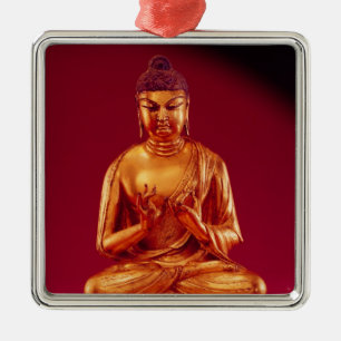 Buddha Vairocana , Tang dynasty Metal Ornament