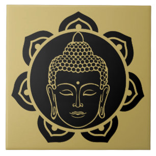 Buddha Wall Art Decor Chakra Decor Ceramic Tile