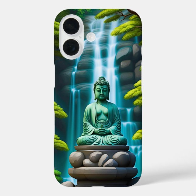 Buddha Waterfall Case-Mate iPhone Case (Back)