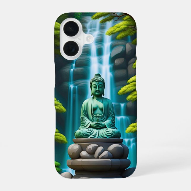 Buddha Waterfall Iphone Case (Back)
