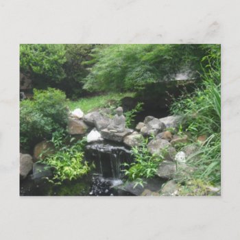 Buddha Waterfall Postcard by Rinchen365flower at Zazzle