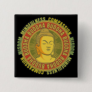 Buddha Wisdom Button