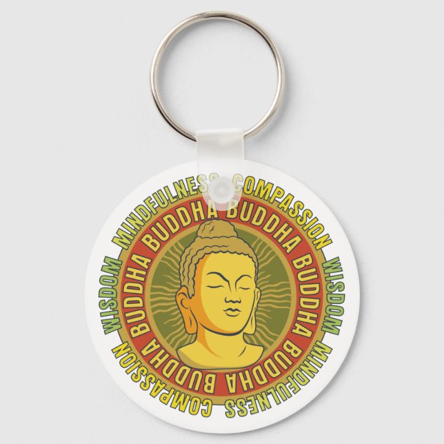 Buddha Wisdom Keychain (Front)