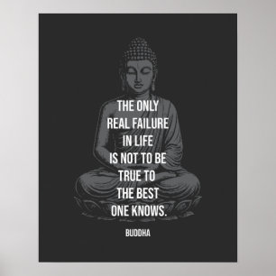 Buddha Wisdom: True to Your Best Self Poster