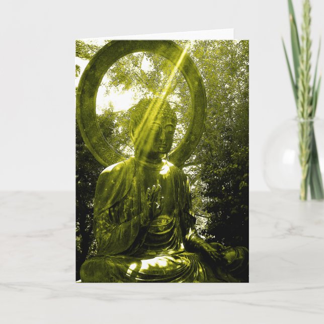 buddha with rays card (Front)