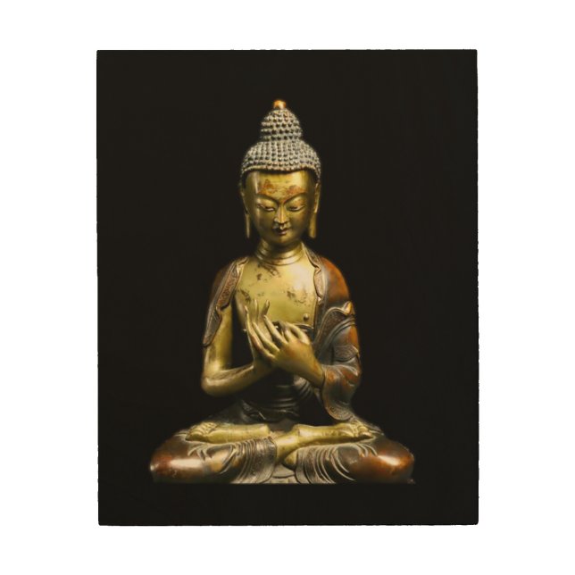 Buddha Wood Wall Art (Front)