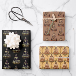 Buddha Wrapping Paper Sheets