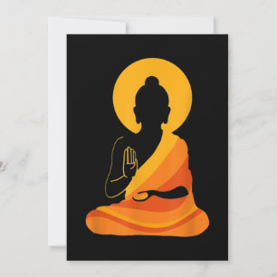 Buddha YingYang Zen Yoga, Relax, Enjoy Life Invitation