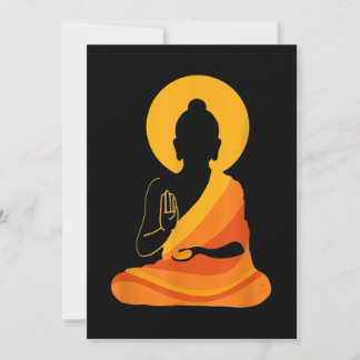Buddha YingYang Zen Yoga, Relax, Enjoy Life Invitation