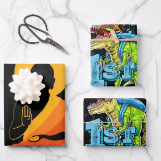 Buddha YingYang Zen Yoga, Relax, Enjoy Life Wrapping Paper Sheets