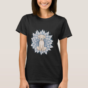 Buddha Yoga Dog Shirt Meditation Lotus Flower T-Sh