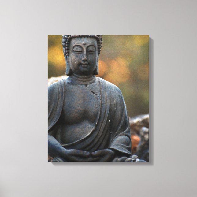 Buddha Zen Garden Peace Canvas Print (Front)